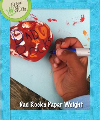 Dad Rocks Paperweight