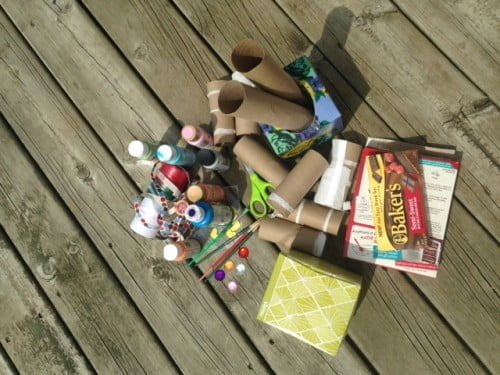 Recycled Cardboard Castle
