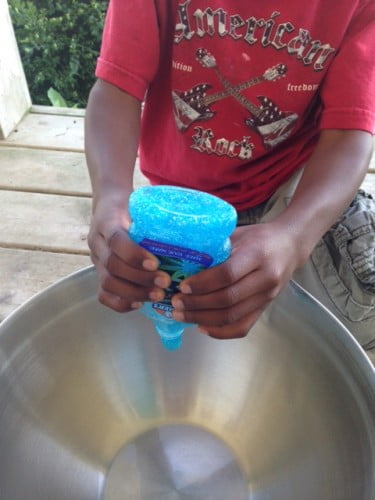 Frozen slime