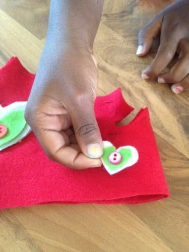 DIY felt crown