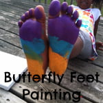 Butterfly Feet Painting