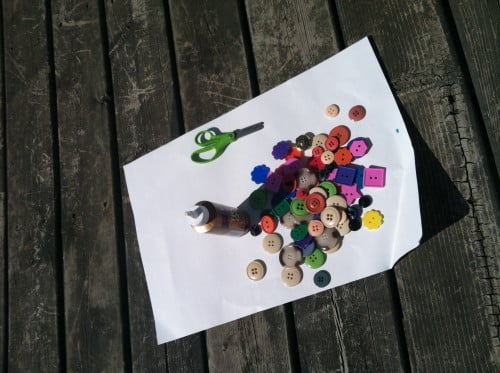 Monogram Button Art