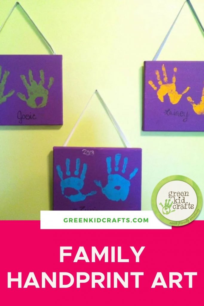 family handprint art