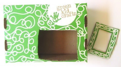 Cardboard photo frame