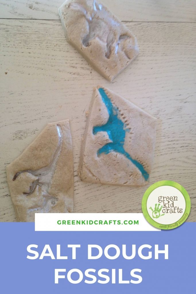 salt dough fossils