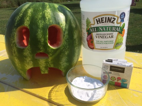 Watermelon volcano