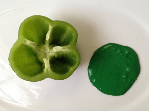 Pepper shamrock stamps