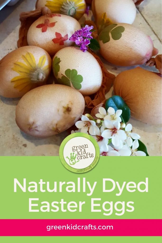 naturally dyed easter eggs