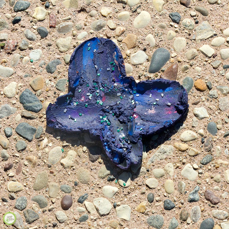 melted crayons