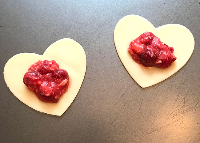 valentine's day heart shaped hand pie recipe