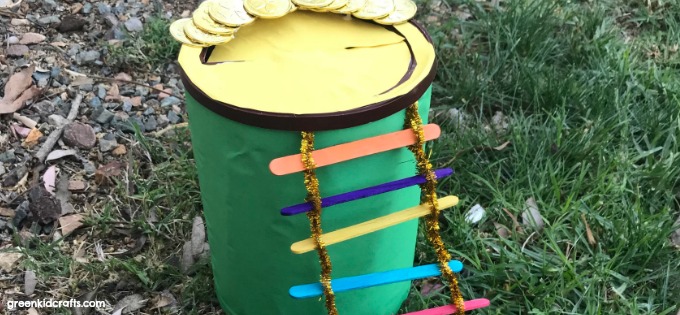 completed leprechaun trap project