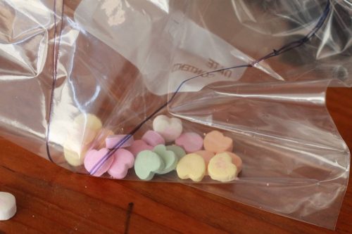 Conversation Heart Squish Bag Science - Looking for educational toys, science kits, monthly crafts for kids, monthly subscriptions for kids, a monthly craft box or kids craft subscription? Green Kid Crafts, kids craft subscription and maker of the best subscription boxes, including award-winning arts and craft subscription boxes and best monthly subscription boxes has what you're looking for!