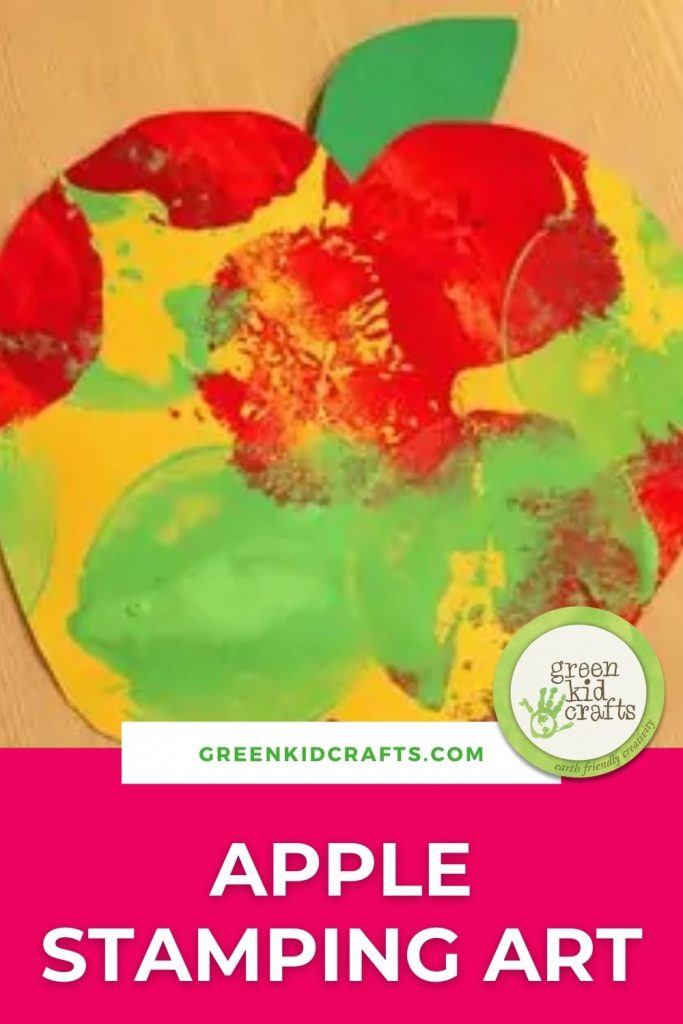 apple stamping art