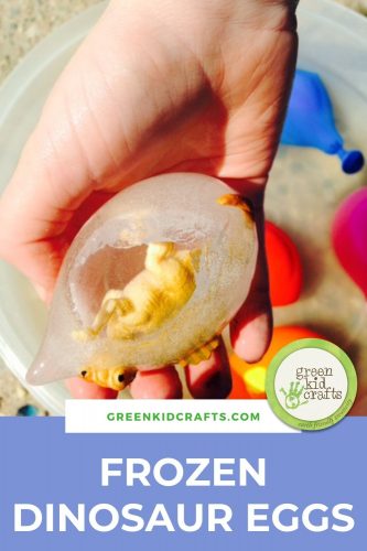 frozen dinosaur eggs craft for kids